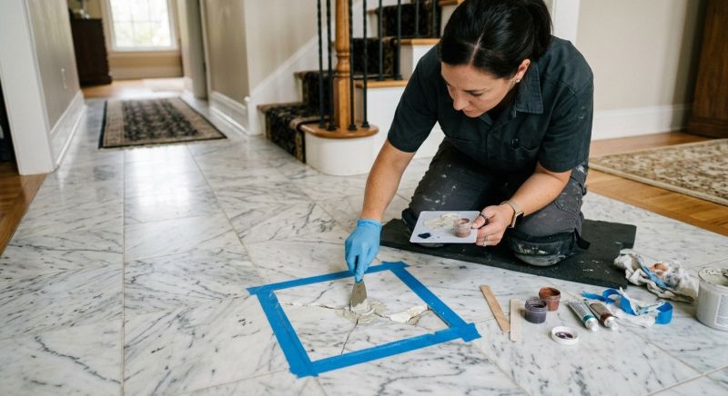 Terrazzo Tile Repair in Alpharetta, GA