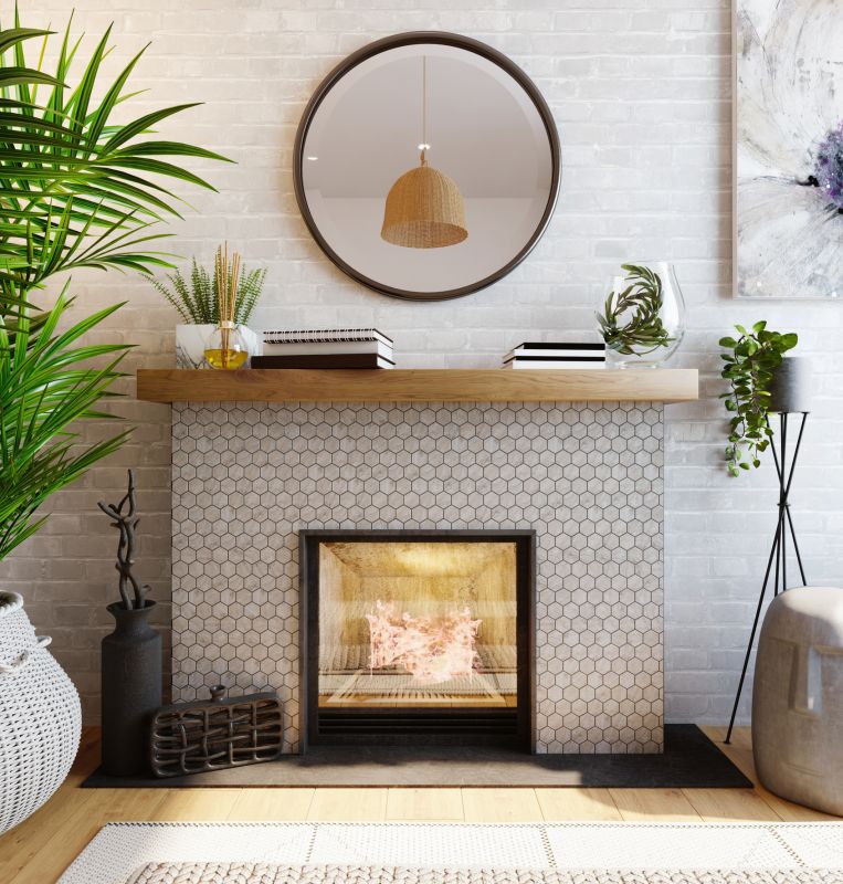 Fireplace Tiling Design